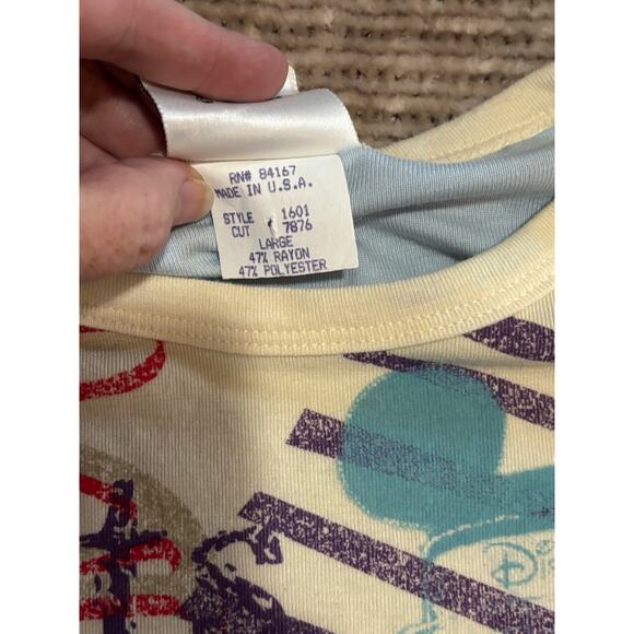 Vintage Disney Mickey Mouse “Lights, Camera, Action” Long Sleeve Graphic Tee - Picture 6 of 9